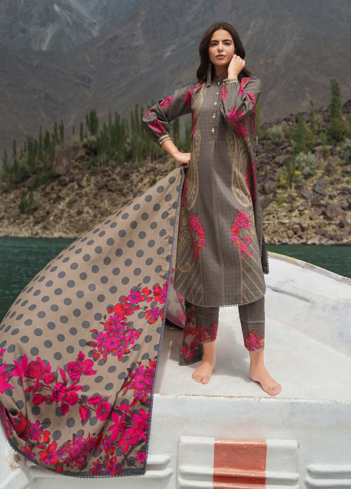 C Prints by Charizma Unstitched Printed Staple 3 Piece Suit CHR26ULP CPW6-04 - Casual Collection