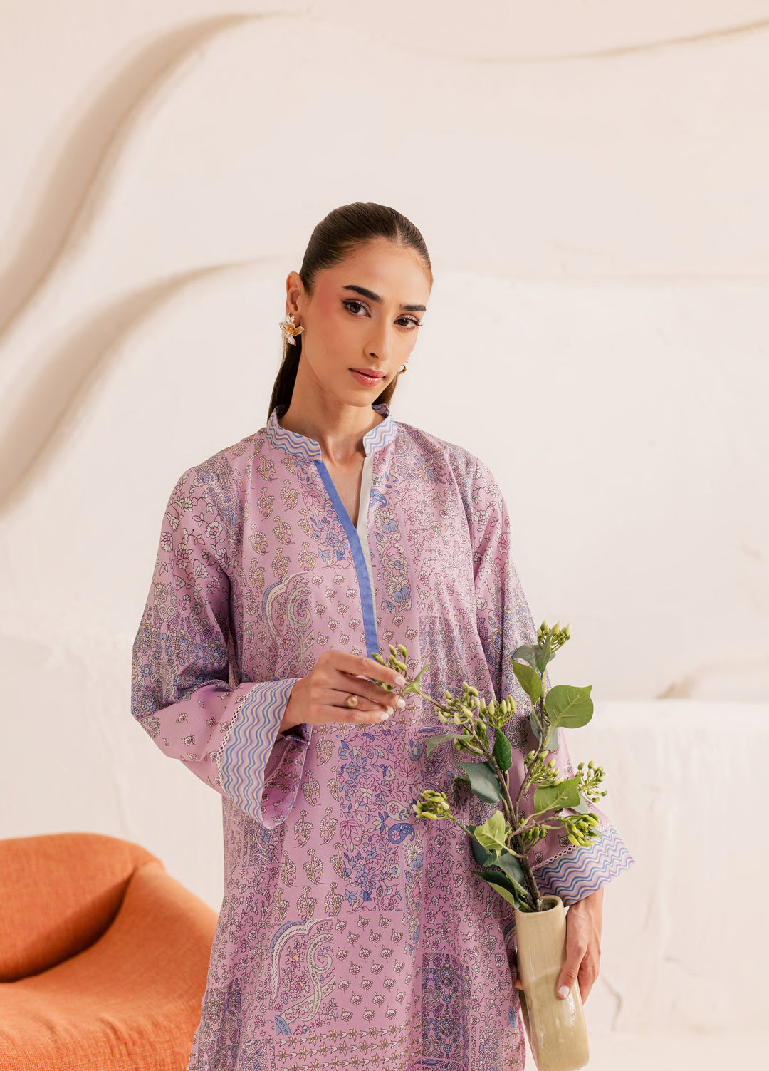 Day Dream by Rashid Textiles RTW Printed Lawn 2 Piece Suit AMETHYST D-20 - Casual Collection