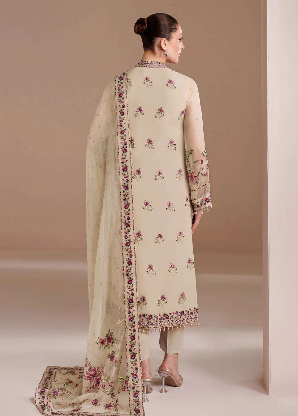 Alizeh Fashion Unstitched Embroidered Chiffon 3 Piece Suit AF26UCF AF-BDHG-5041-Victoria - Festive Collection
