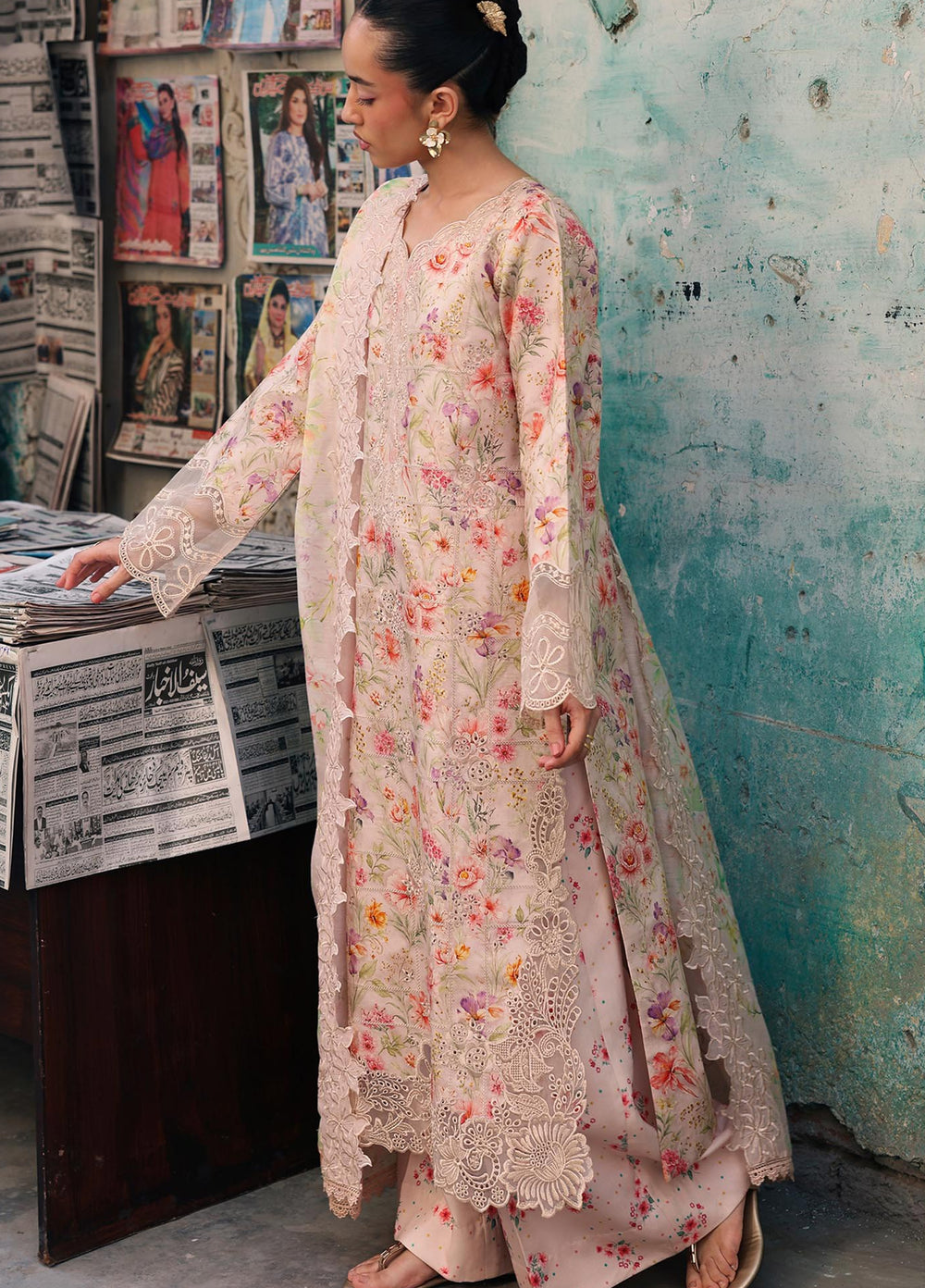 Nissa by RajBari Unstitched Embroidered Viscose 3 Piece Suit RB26UNV D-01 - Winter Collection