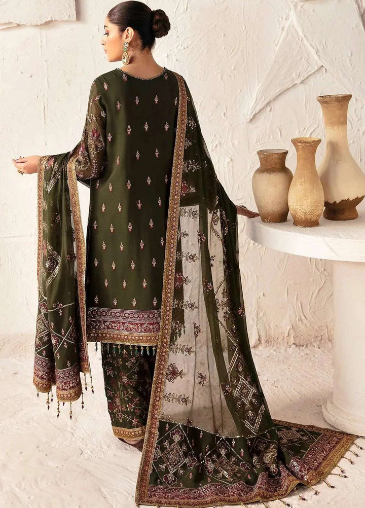 Alizeh Fashion Unstitched Embroidered Chiffon 3 Piece Suit AF26UCF AF-CH-2169-Kanza - Festive Collection