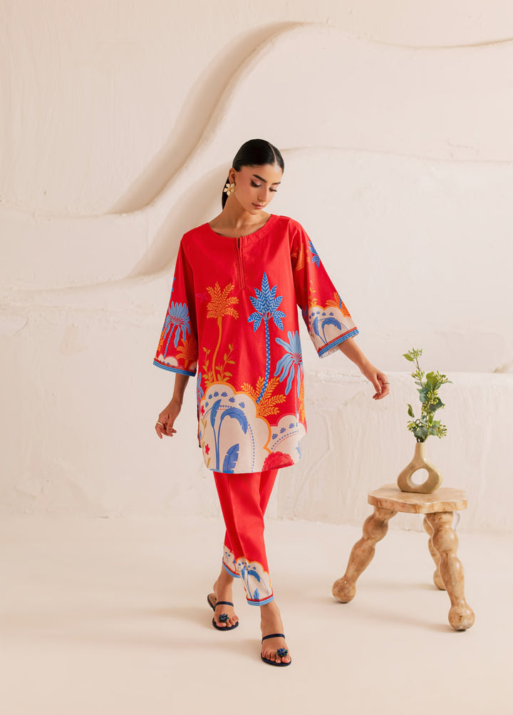 Day Dream by Rashid Textiles RTW Printed Lawn 2 Piece Suit POPPY D-13 - Casual Collection