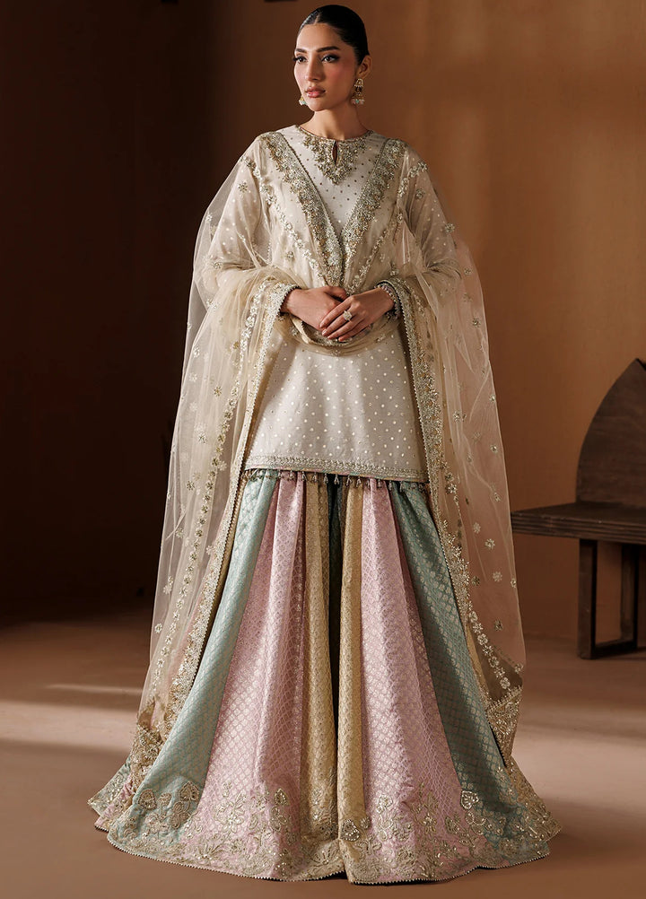 Chantelle by Baroque Unstitched Embroidered Chiffon 3 Piece Suit UF-4435 - Festive Collection