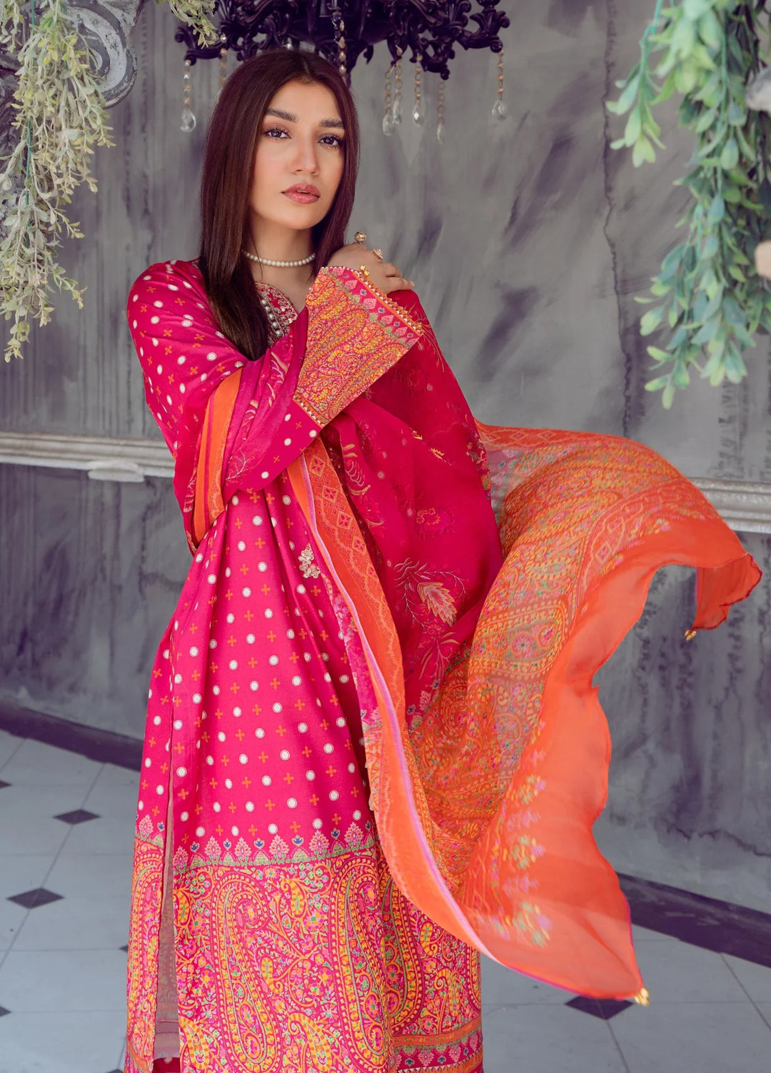 Chandan Nagri Women RTW Embroidered Lawn 3 Piece Suit Dhalliana - Festive Collection