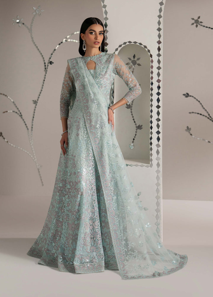 Shehnai by Lavish Premium Unstitched Embroidered Organza 3 Piece Suit LVP26USO SH-03 SHEHNAZ - Wedding Collection