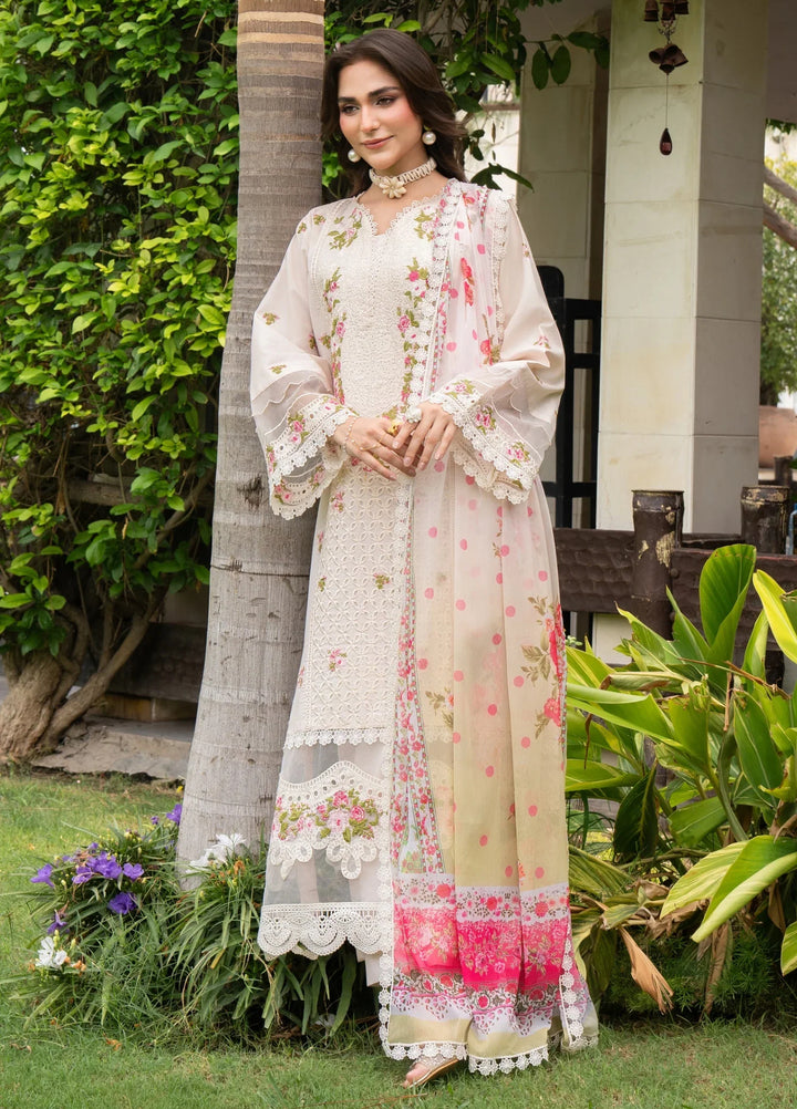 Chandan Nagri RTW Embroidered Lawn 3 Piece Suit Rumie-Veil - Casual Collection