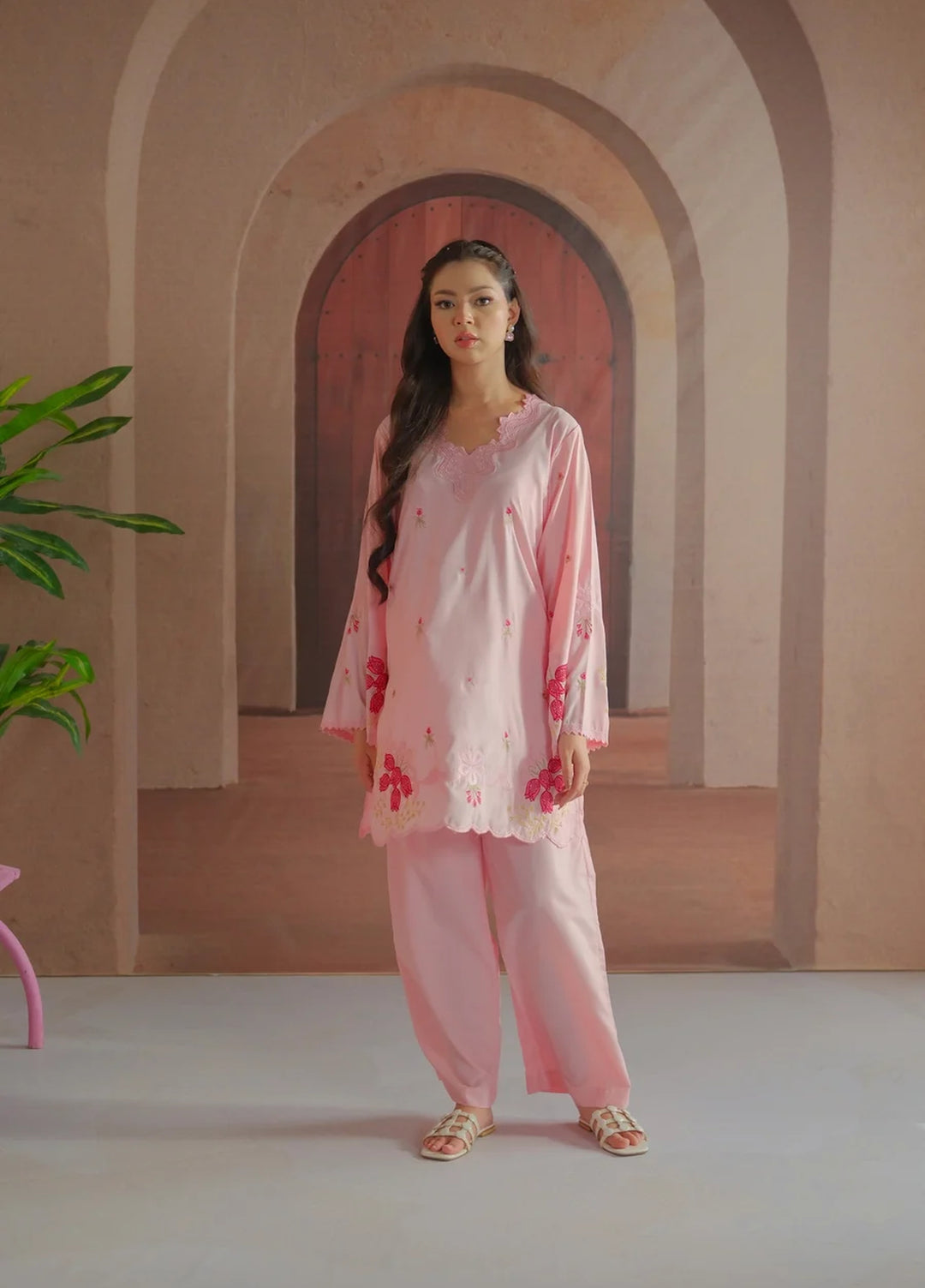 Dhaga Women RTW Embroidered Lawn 2 Piece Suit DHA-TEA - Casual Collection