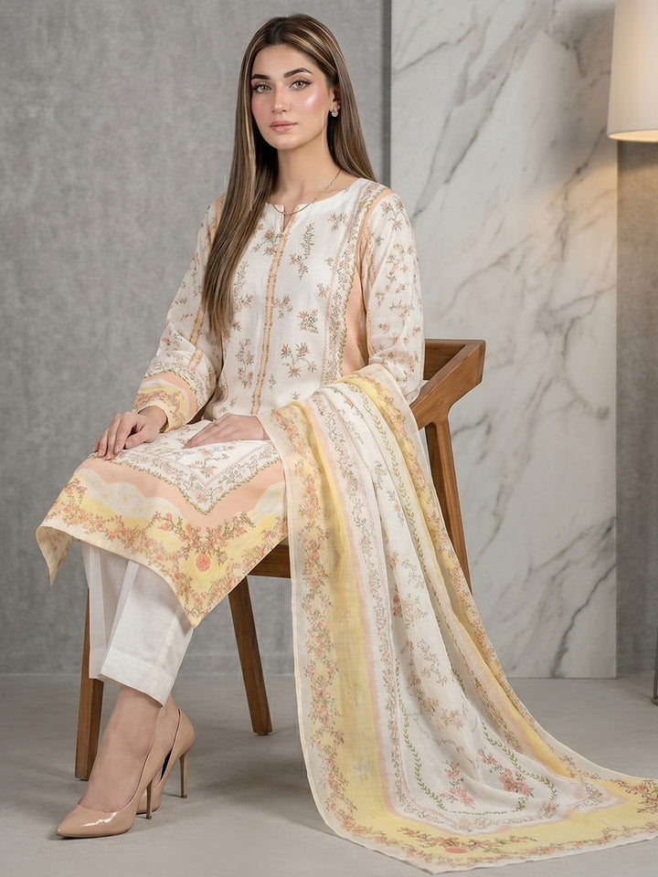 Salitex Unstitched Printed Lawn 3 Piece Suit SSW6U3P417 Summer Collection