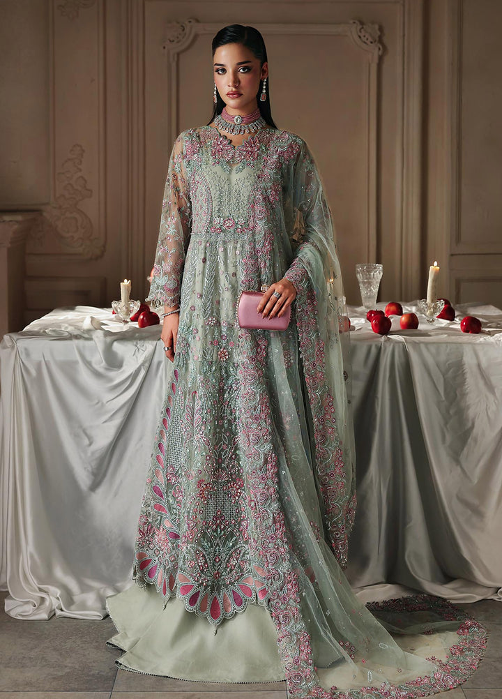 Sage by Rajbari Unstitched Embroidered Net 4 Piece Suit RB26SW Shizelle 03 - Wedding Collection