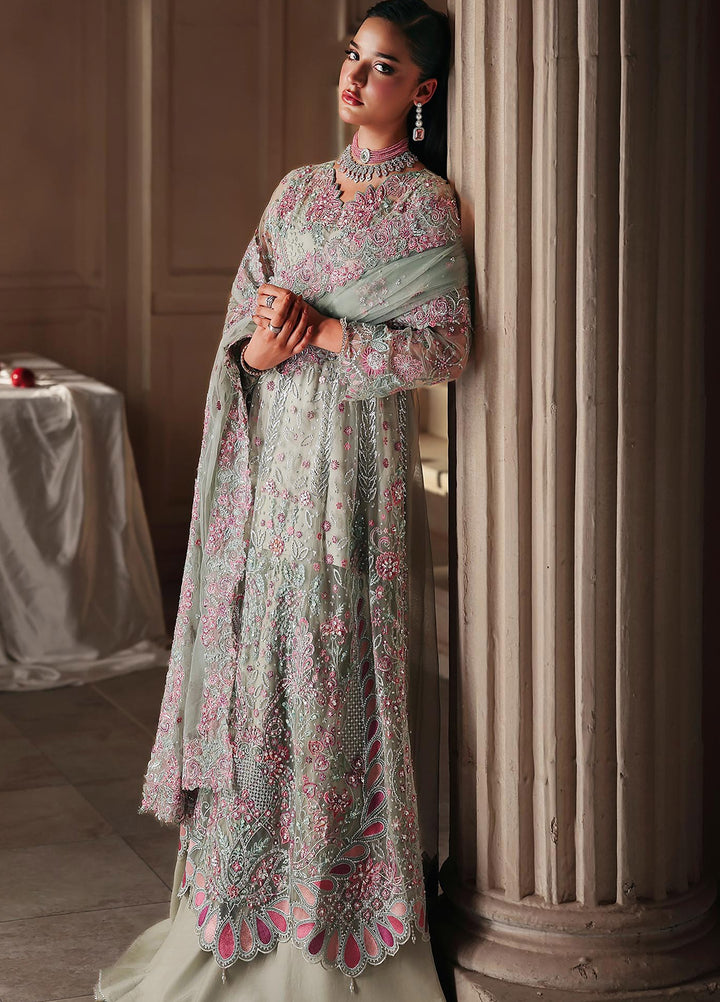 Sage by Rajbari Unstitched Embroidered Net 4 Piece Suit RB26SW Shizelle 03 - Wedding Collection