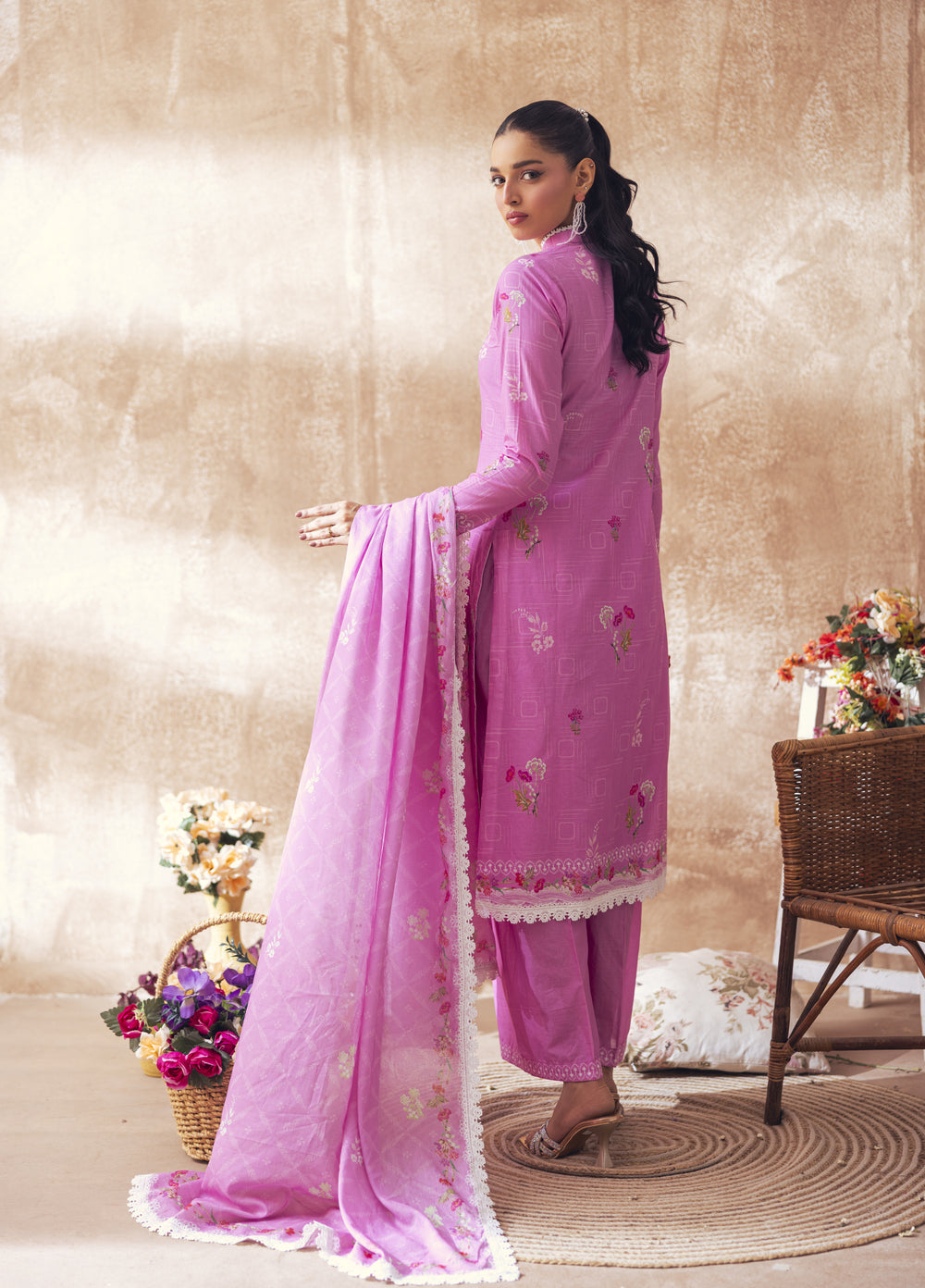 Liyana by Mashra RTW Printed Lawn 3 Piece Suit LIY-ALU-008 Aluna - Casual Collection