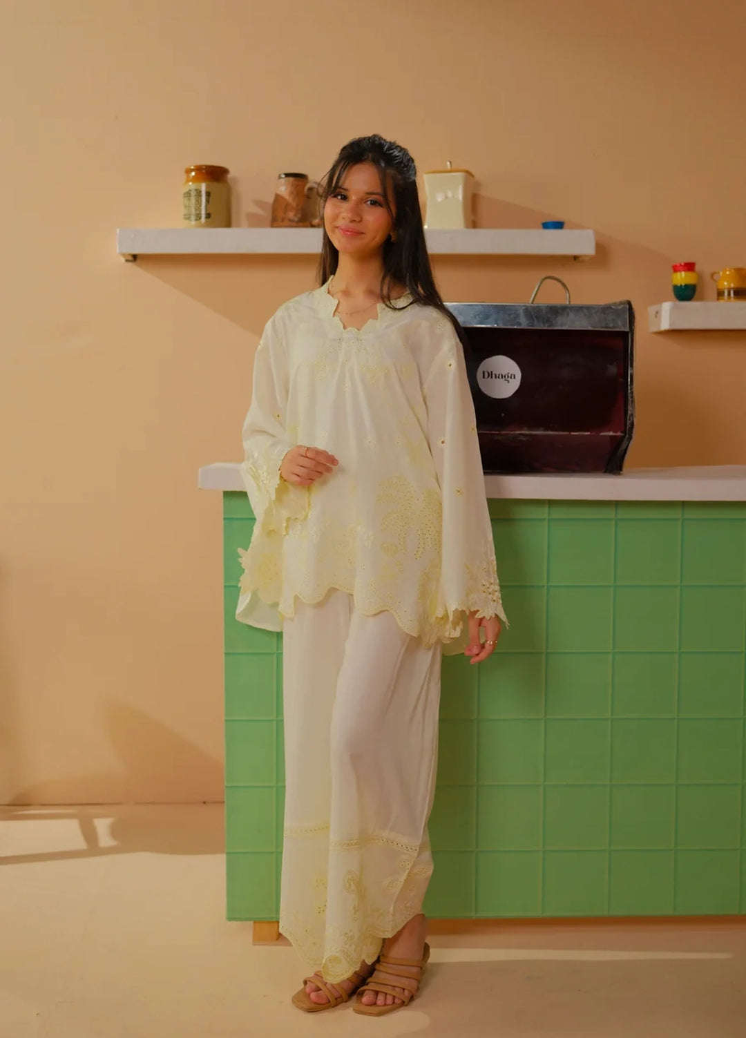 Dhaga Women RTW Embroidered Lawn 2 Piece Suit DHA-GYAT - Casual Collection