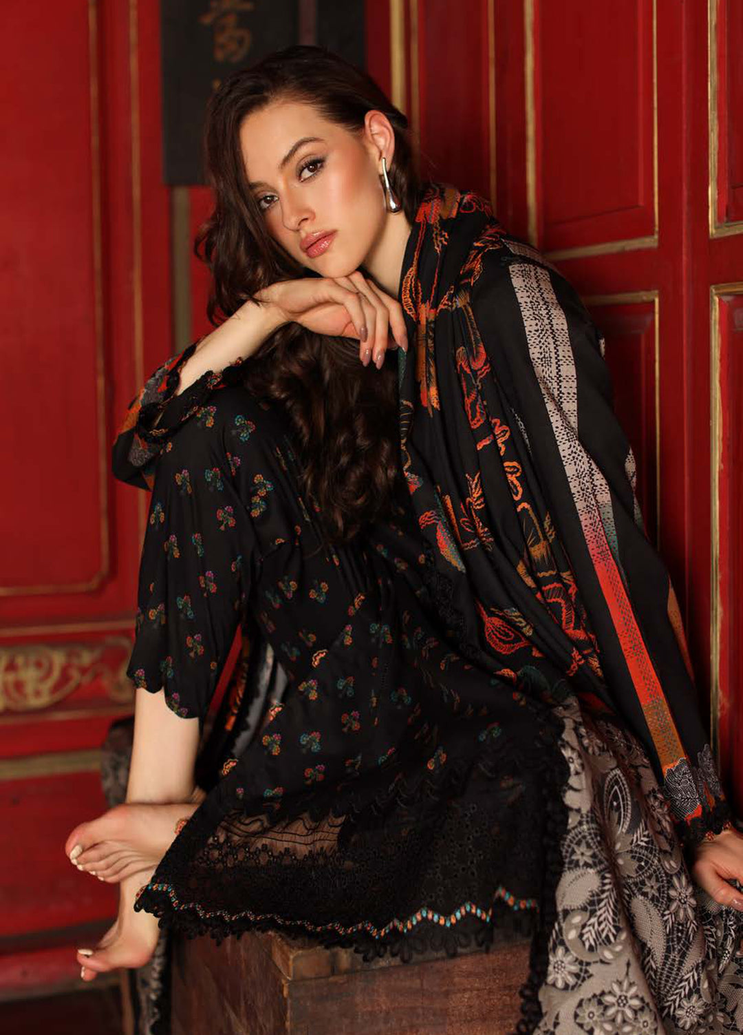 Aniiq by Charizma Unstitched Embroidered Linen 3 Piece Suit CHR26ULA ANW7-10 - Casual Collection