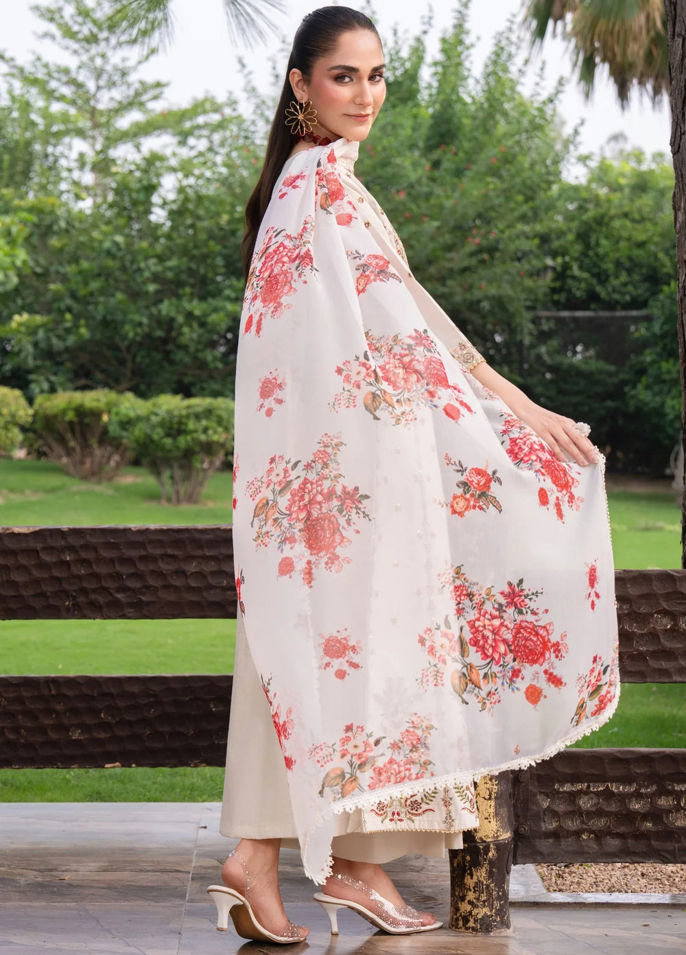 Chandan Nagri RTW Embroidered Lawn 3 Piece Suit Serein-Glow - Casual Collection