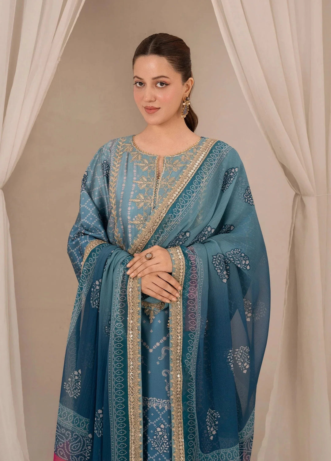 Chandan Nagri RTW Embroidered Lawn 3 Piece Suit Ruya - Casual Collection