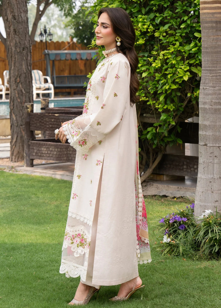 Chandan Nagri RTW Embroidered Lawn 3 Piece Suit Rumie-Veil - Casual Collection