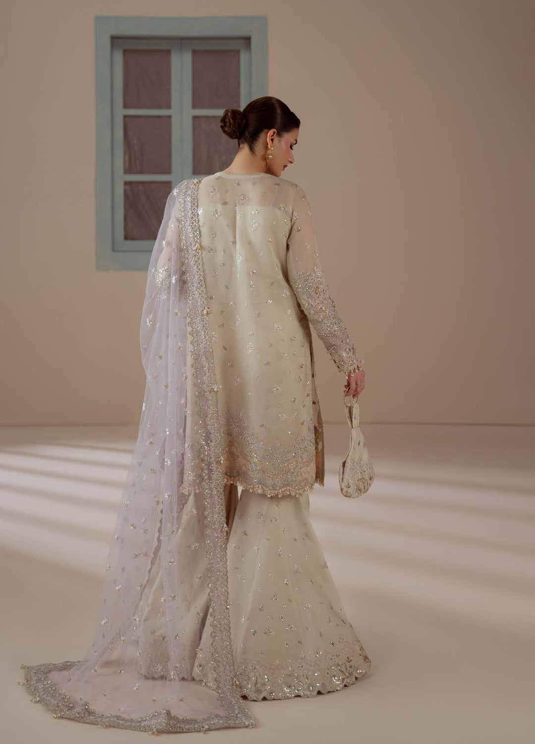 Ember by Aylin Unstitched Embroidered Organza 3 Piece Suit AY26UEW Enamour - Wedding Collection