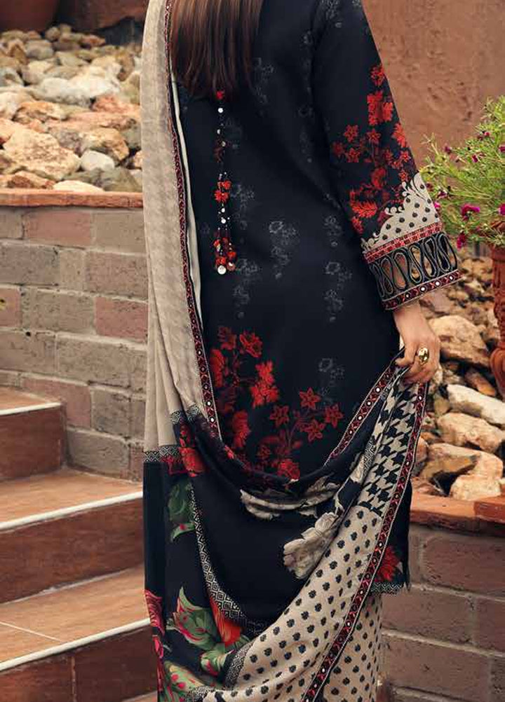 Combination by Charizma Unstitched Embroidered Linen 3 Piece Suit CHR26UCL CCW7-10 - Casual Collection