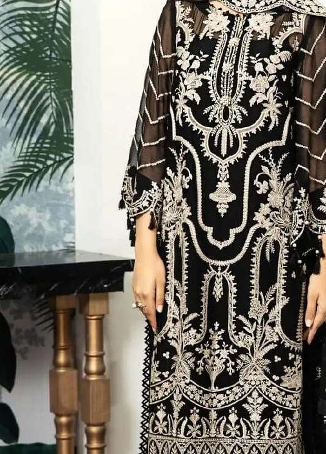 Alizeh Fashion Unstitched Embroidered Chiffon 3 Piece Suit AF26UCF AF-CH-2063-Clara - Festive Collection