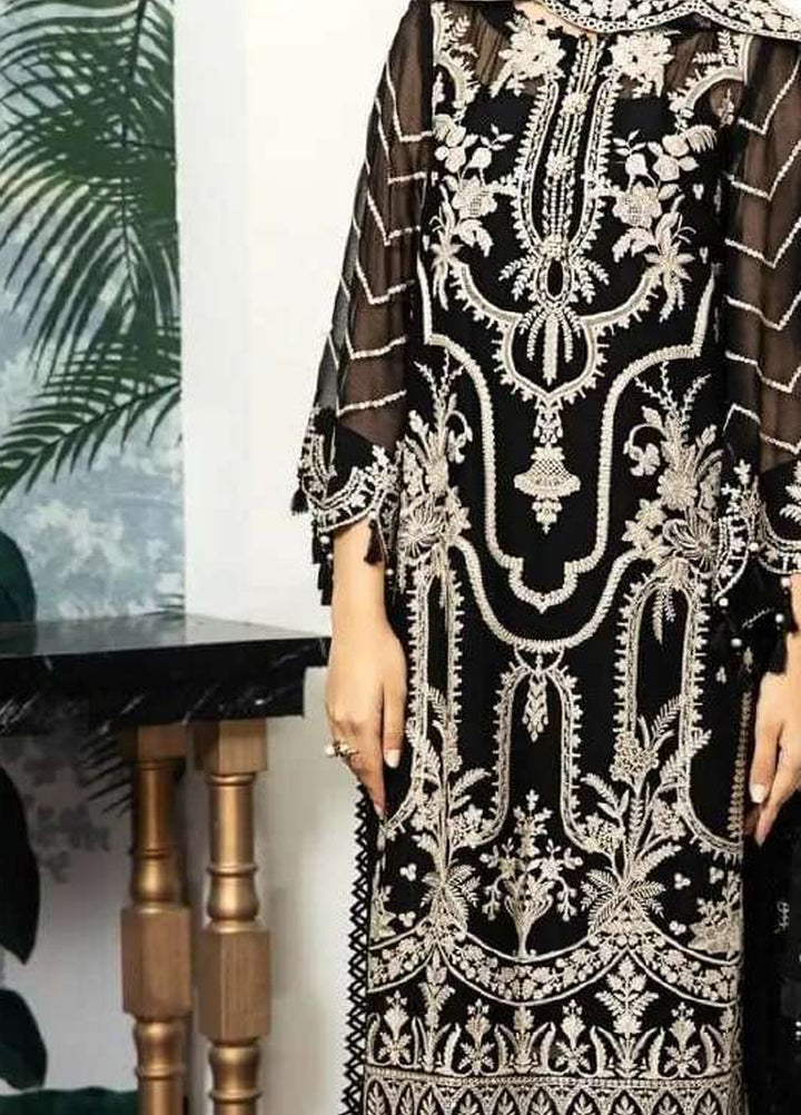 Alizeh Fashion Unstitched Embroidered Chiffon 3 Piece Suit AF26UCF AF-CH-2063-Clara - Festive Collection