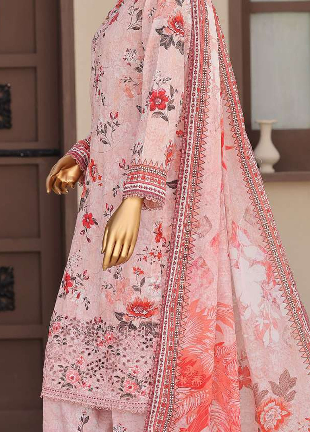 Zouk by HZ Textiles Unstitched Printed Lawn 3 Piece Suit HZ26UZL ZEC-1174 - Casual Collection