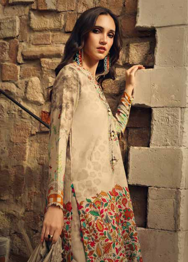 Combination by Charizma Unstitched Embroidered Linen 3 Piece Suit CHR26UCL CCW7-07 - Casual Collection