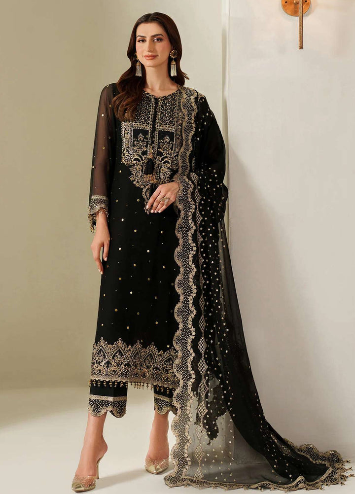 Alizeh Fashion Unstitched Embroidered Chiffon 3 Piece Suit AF26UCF AF-HM-4049-Reshma - Festive Collection