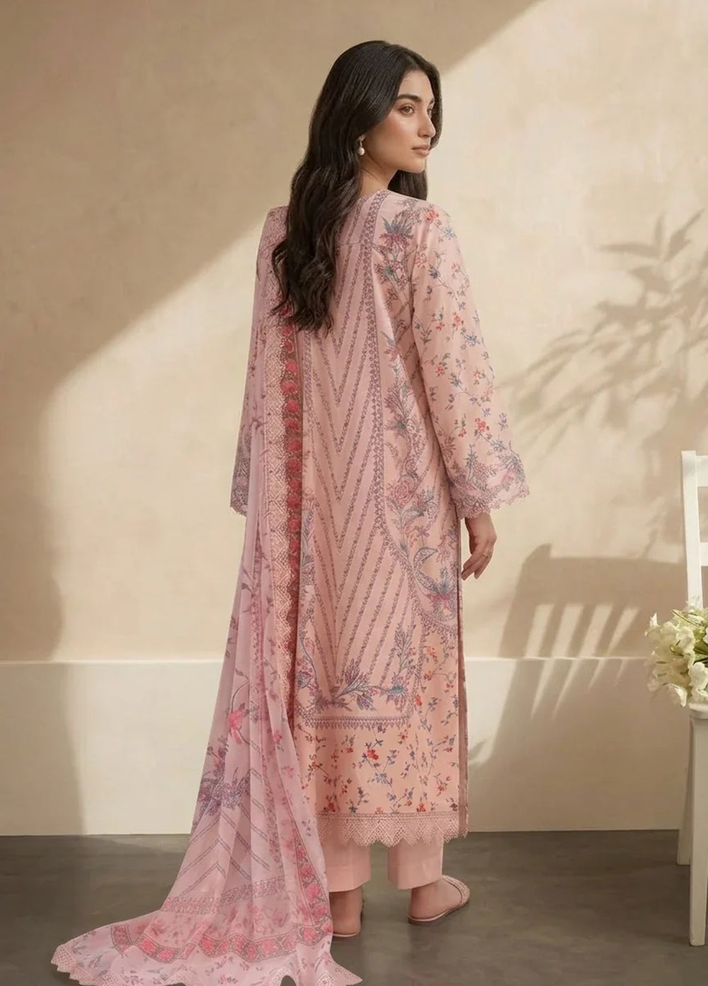 Chandan Nagri Women RTW Embroidered Lawn 3 Piece Suit Elia Zoy - Festive Collection