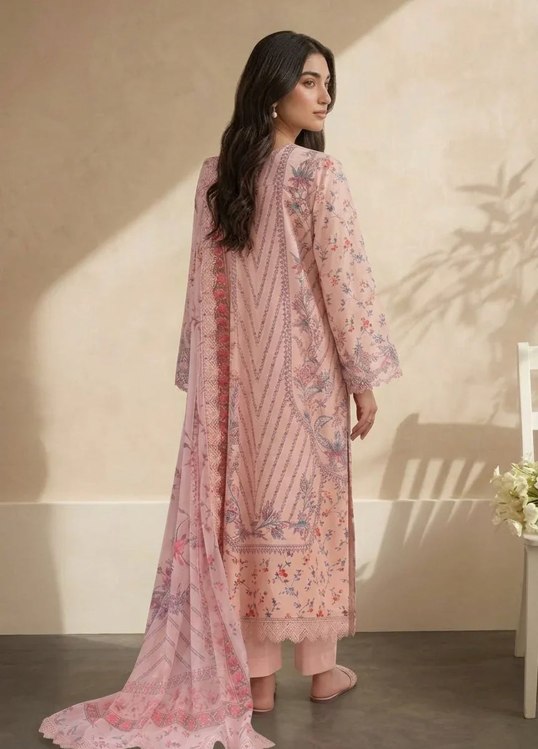 Chandan Nagri Women RTW Embroidered Lawn 3 Piece Suit Elia Zoy - Festive Collection