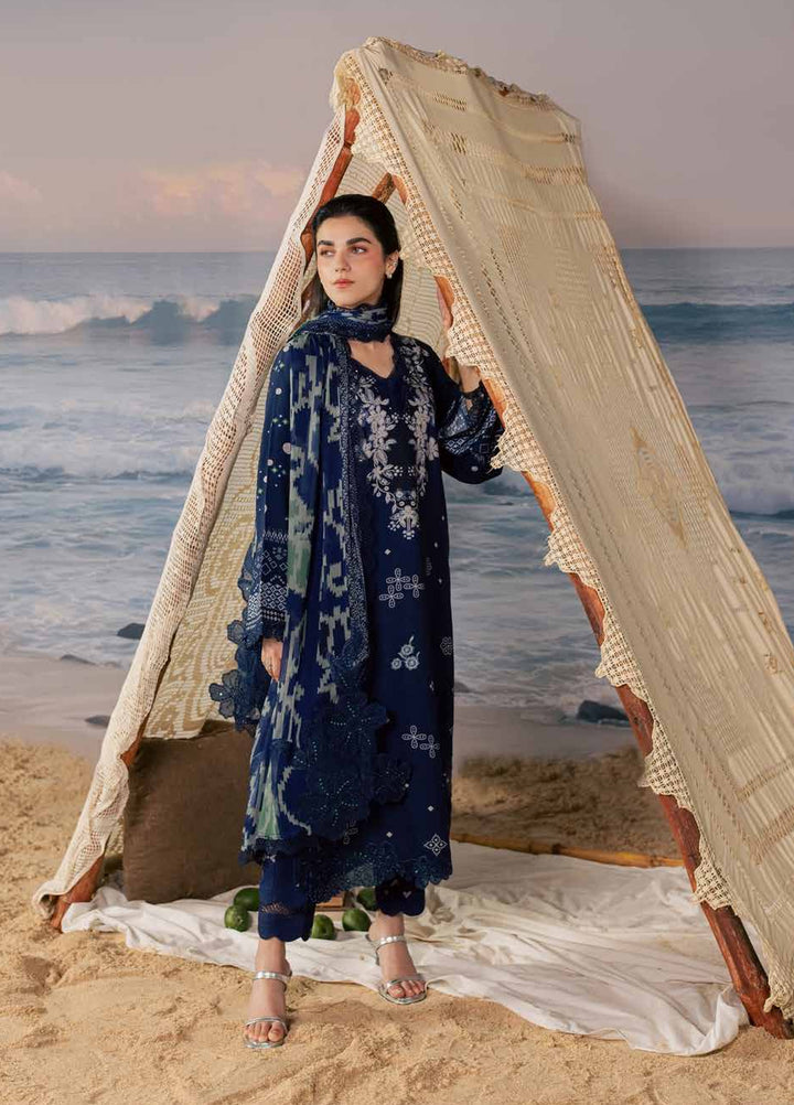 Daily Delights by Nureh Unstitched Embroidered Viscose Slub 3 Piece Suit NU26UDD DD-42 - Casual Collection