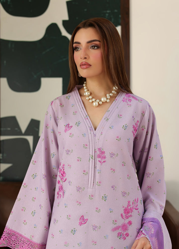 Sahl by Rashid Textiles Unstitched Embroidered Lawn Karandi 3 Piece Suit RT26USLK D-3911 - Casual Collection