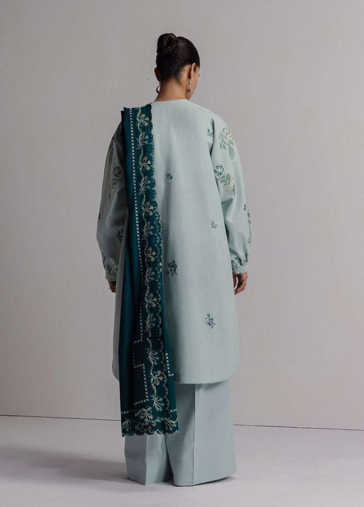 Coco by Zara Shahjahan Unstitched Khaddar 3 Piece Suit CZS26UKW RAKHSH 3B - Winter Collection