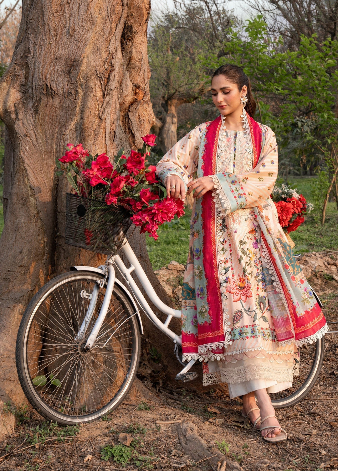 Chandan Nagri Women RTW Embroidered Lawn 3 Piece Suit Li Wei - Festive Collection
