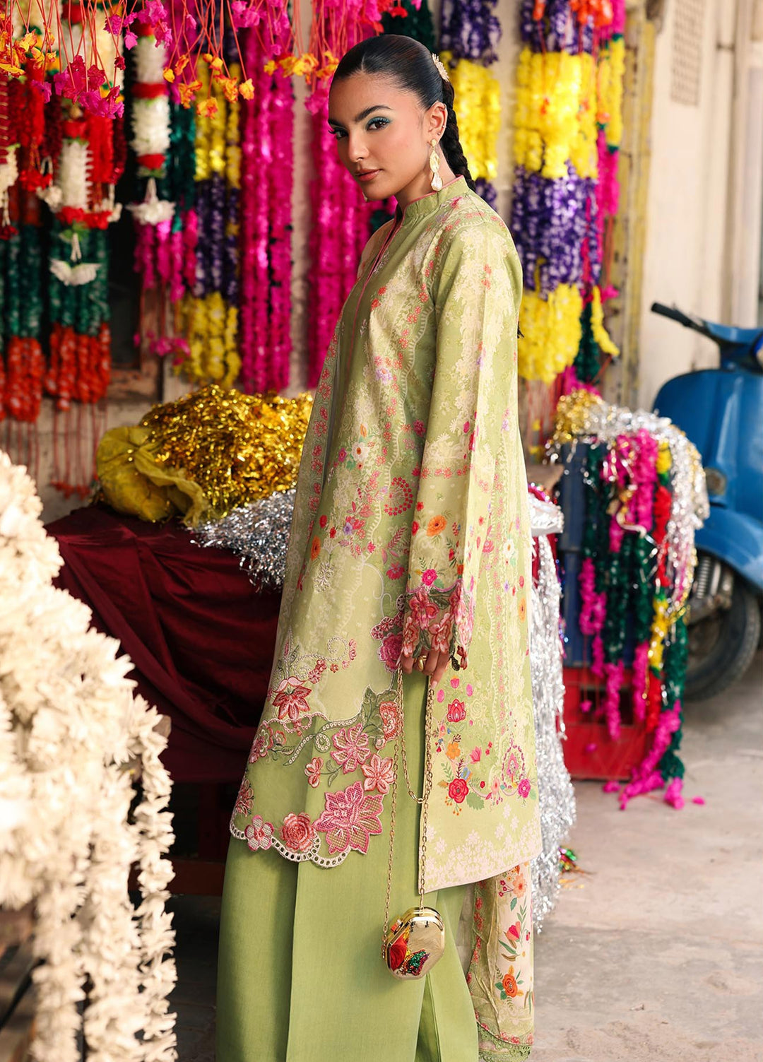 Nissa by RajBari Unstitched Embroidered Viscose 3 Piece Suit RB26UNV D-12 - Winter Collection