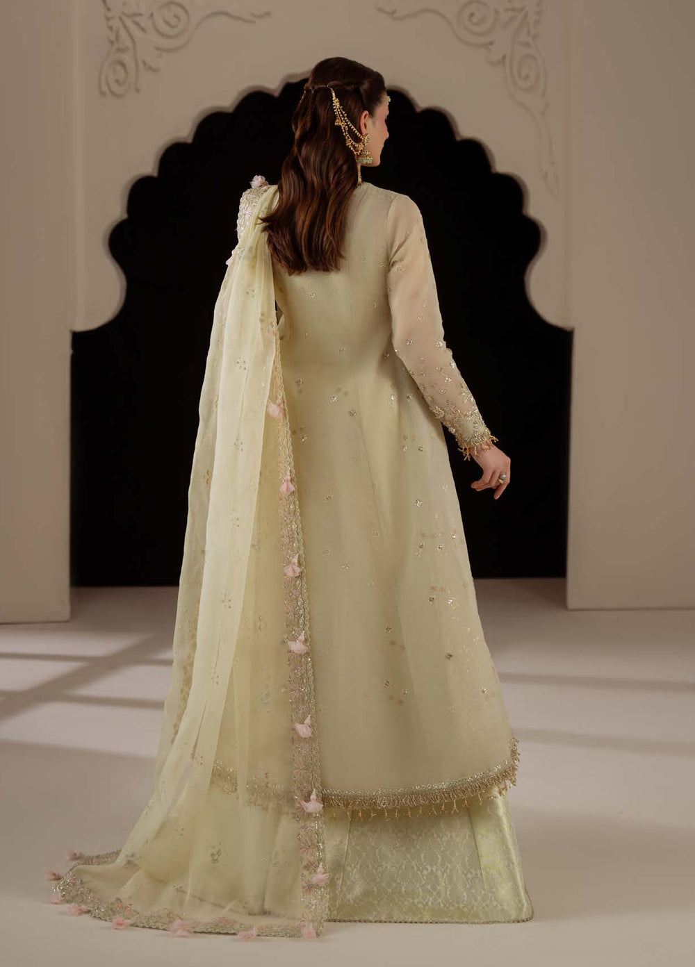 Ember by Aylin Unstitched Embroidered Organza  3 Piece Suit AY26UEW Reverie - Wedding Collection