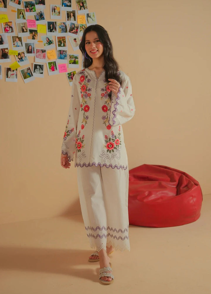 Dhaga Women RTW Embroidered Lawn 2 Piece Suit DHA-PEAK - Casual Collection
