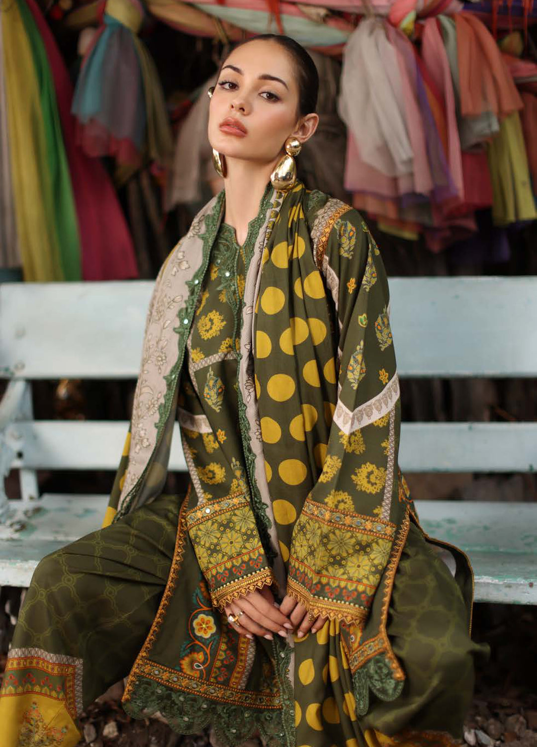 Aniiq by Charizma Unstitched Embroidered Linen 3 Piece Suit CHR26ULA ANW7-08 - Casual Collection