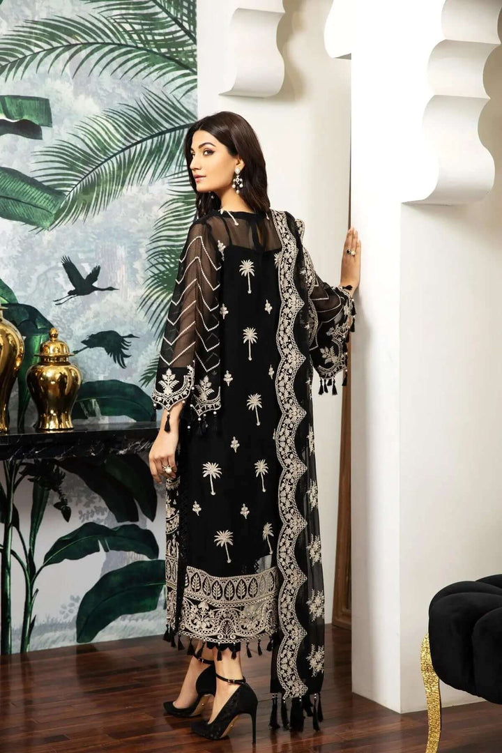 Alizeh Fashion Unstitched Embroidered Chiffon 3 Piece Suit AF26UCF AF-CH-2063-Clara - Festive Collection