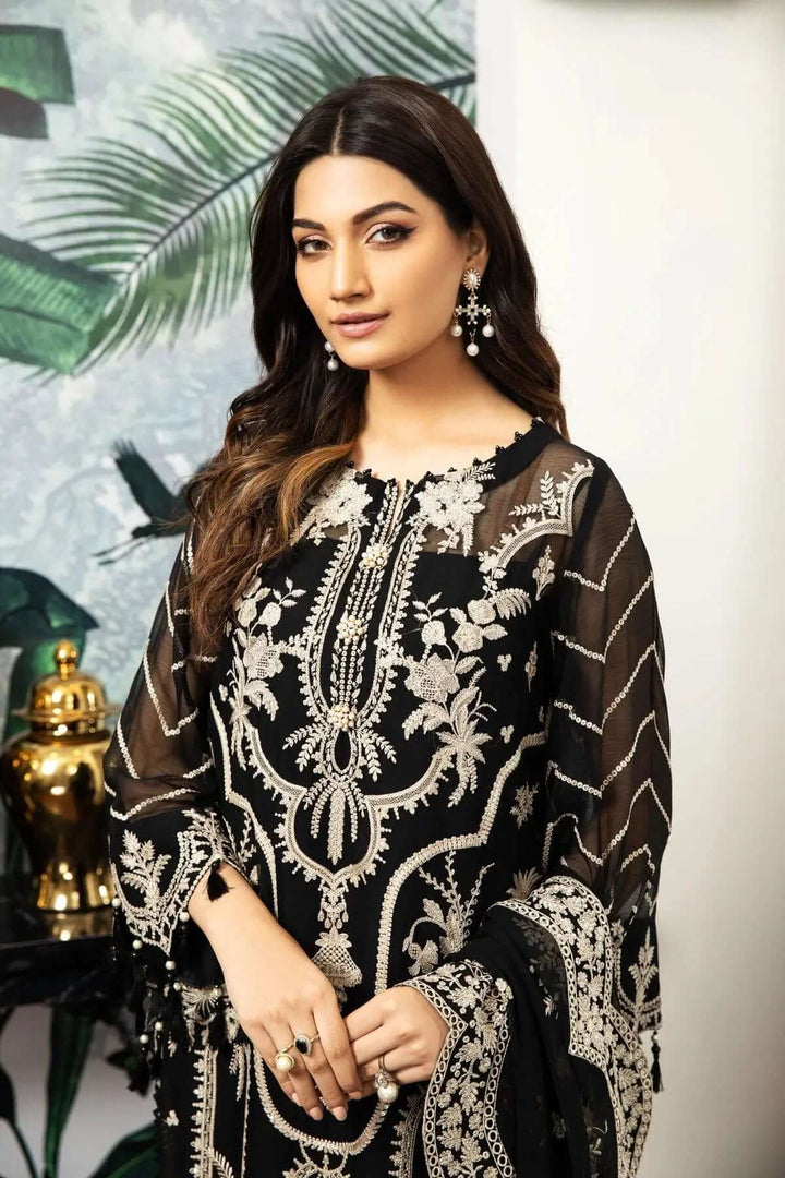 Alizeh Fashion Unstitched Embroidered Chiffon 3 Piece Suit AF26UCF AF-CH-2063-Clara - Festive Collection