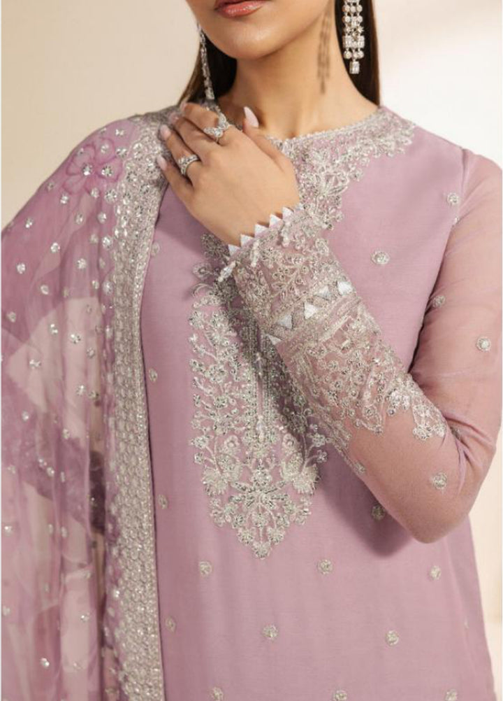 Meraki by Zarif Unstitched Embroidered Chiffon 3 Piece Suit ZR26UCM NAHLA 04 - Festive Collection