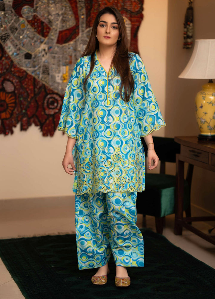 Raniahs by Laaleh RTW Printed Cotton Lawn 2 Piece Suit LAH26PR Ziya Morocco - Casual Collection
