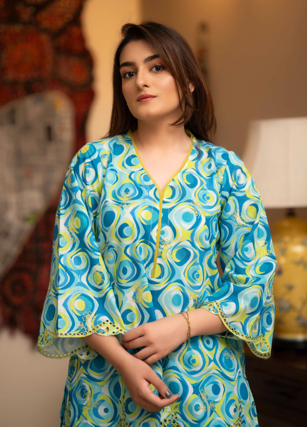 Raniahs by Laaleh RTW Printed Cotton Lawn 2 Piece Suit LAH26PR Ziya Morocco - Casual Collection