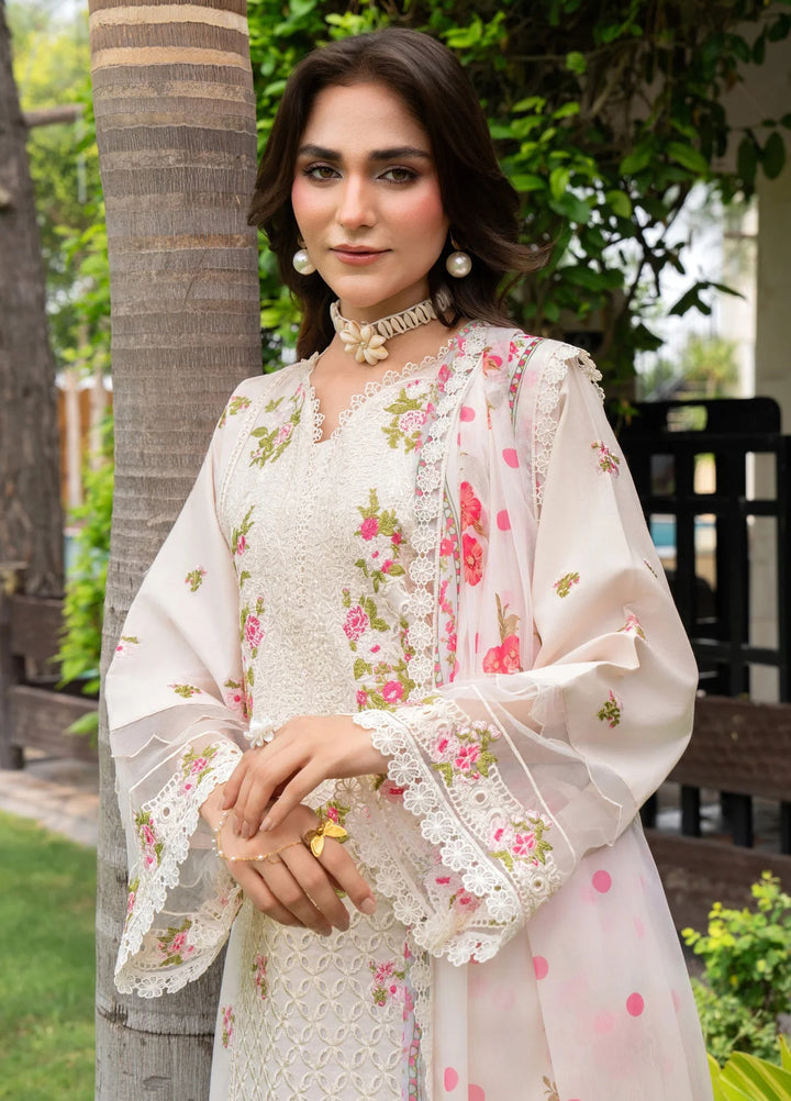 Chandan Nagri RTW Embroidered Lawn 3 Piece Suit Rumie-Veil - Casual Collection
