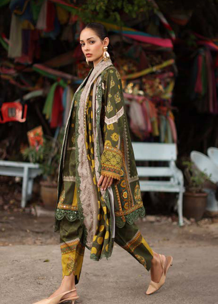 Aniiq by Charizma Unstitched Embroidered Linen 3 Piece Suit CHR26ULA ANW7-08 - Casual Collection