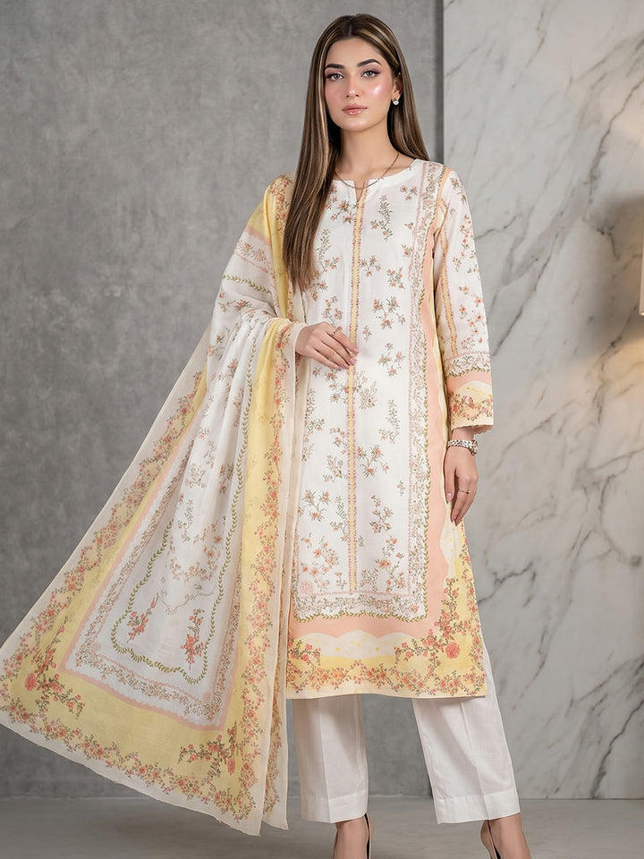 Salitex Unstitched Printed Lawn 3 Piece Suit SSW6U3P417 Summer Collection