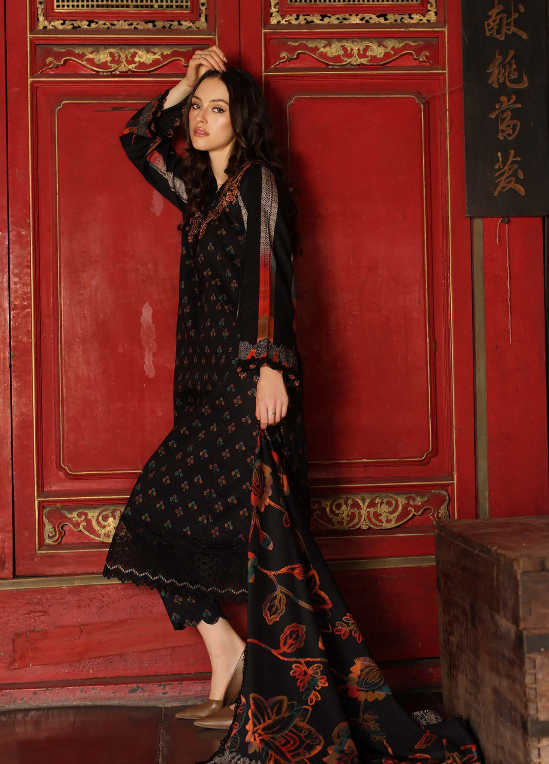 Aniiq by Charizma Unstitched Embroidered Linen 3 Piece Suit CHR26ULA ANW7-10 - Casual Collection