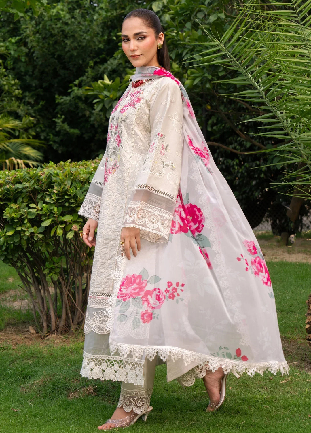 Chandan Nagri RTW Embroidered Lawn 3 Piece Suit Aura-Spring - Casual Collection