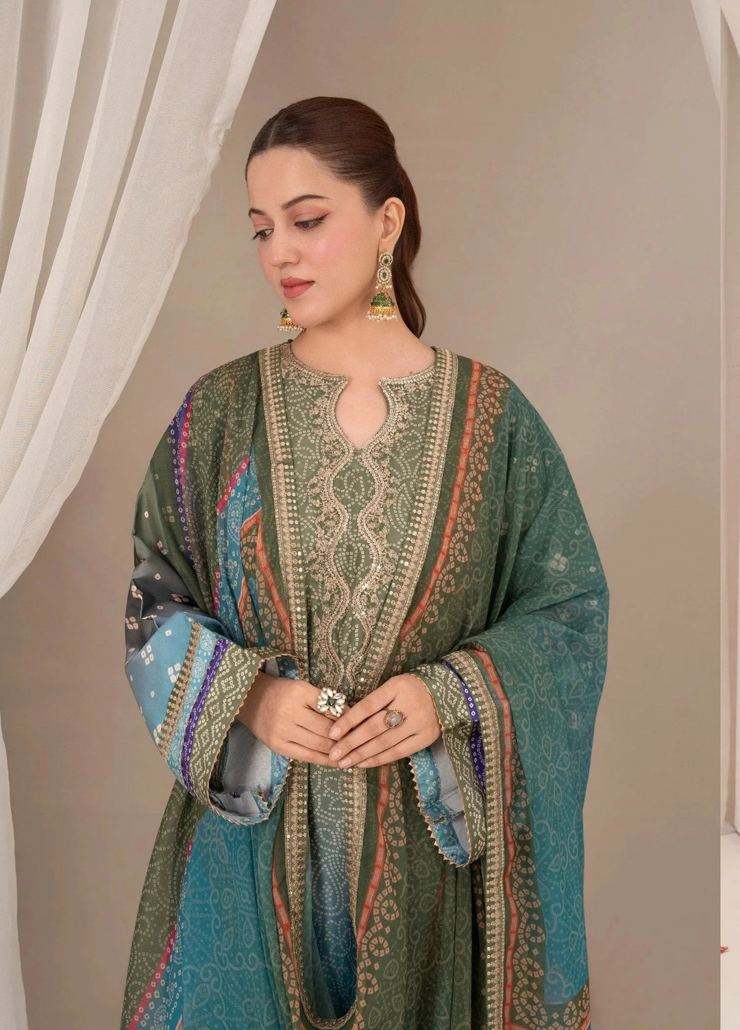 Chandan Nagri RTW Embroidered Lawn 3 Piece Suit Selin - Casual Collection