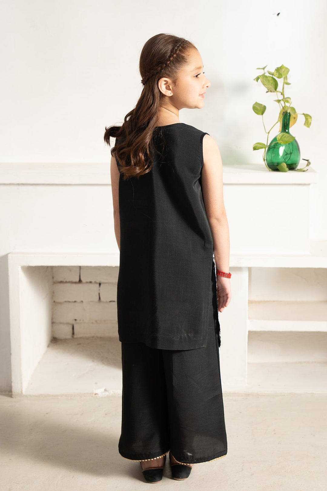 Noore Eid by Panache Girls RTW Embroidered Silk 2 Piece Suit Raha - Eid Collection
