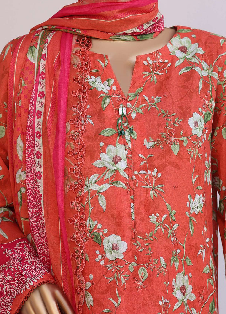 Satranga by HZ Textiles Unstitched Printed Lawn 3 Piece Suit HZ26USL SEC-1179 - Casual Collection